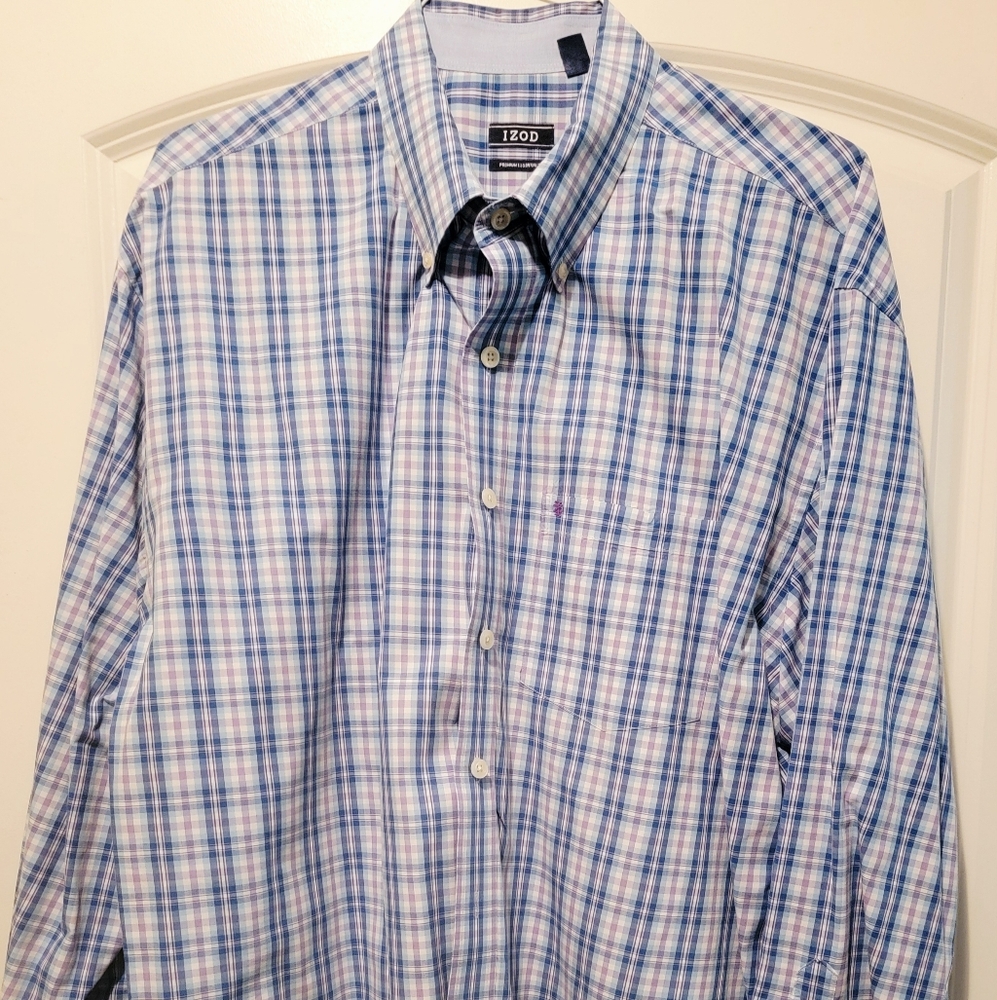 Izod Men's Dress Shirt 2XL Buttondown